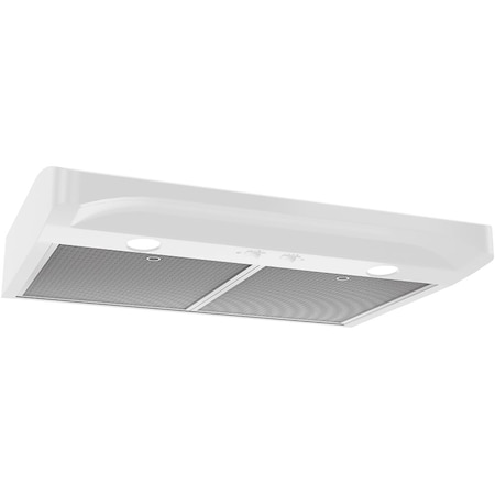 Broan-Nutone Elite 30-Inch Convertible Under-Cabinet Range Hood with Halogen Lighting, White ALT130WW